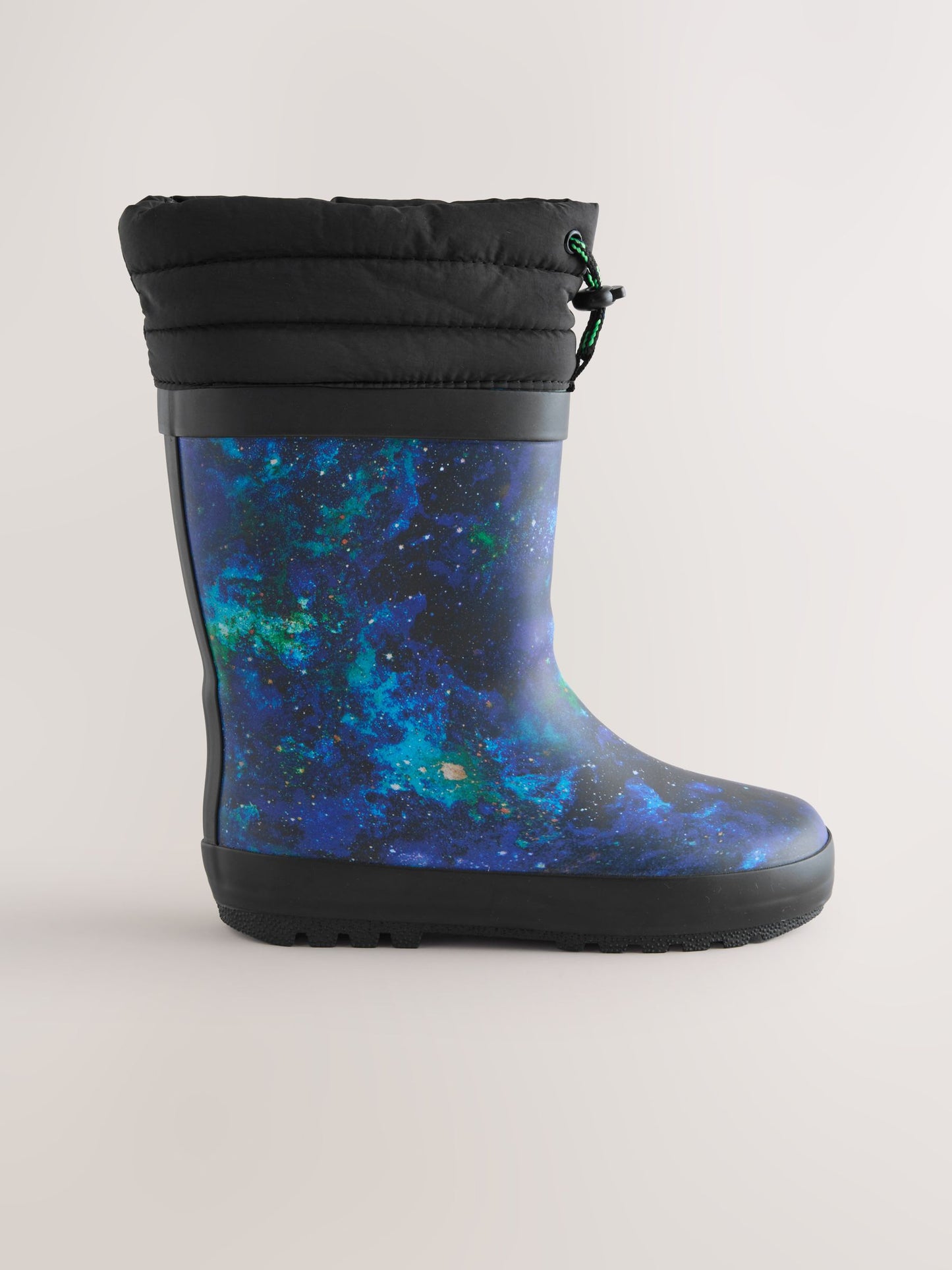 Blue Thinsulate Lined Cuff Wellies image 2