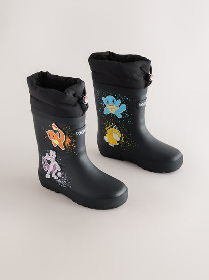 Black Pokemon Adjustable Cuff Wellies - image 1