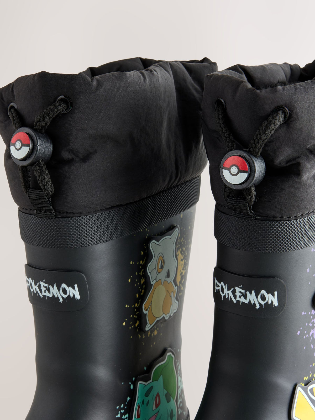 Black Pokemon Adjustable Cuff Wellies - image 4