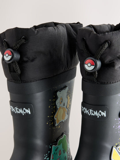 Black Pokemon Adjustable Cuff Wellies - image 4