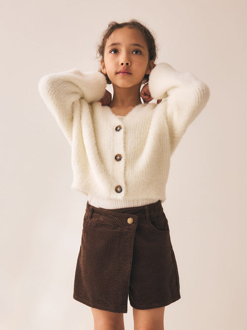 Dsiney Kidz - Chocolate Brown Cord Wrap Skort (3-16yrs) image 1