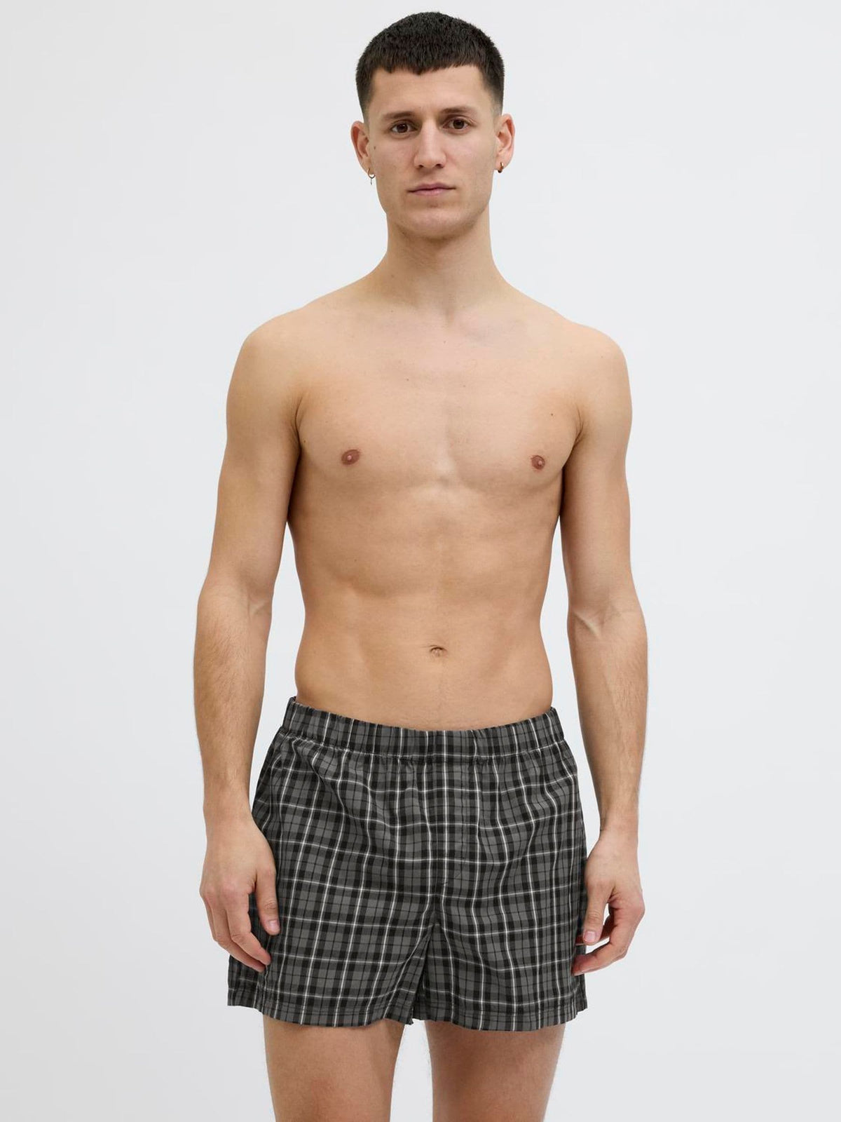 Dsiney Kidz - JACK & JONES Grey 100% Cotton Boxers 3 Pack image 1