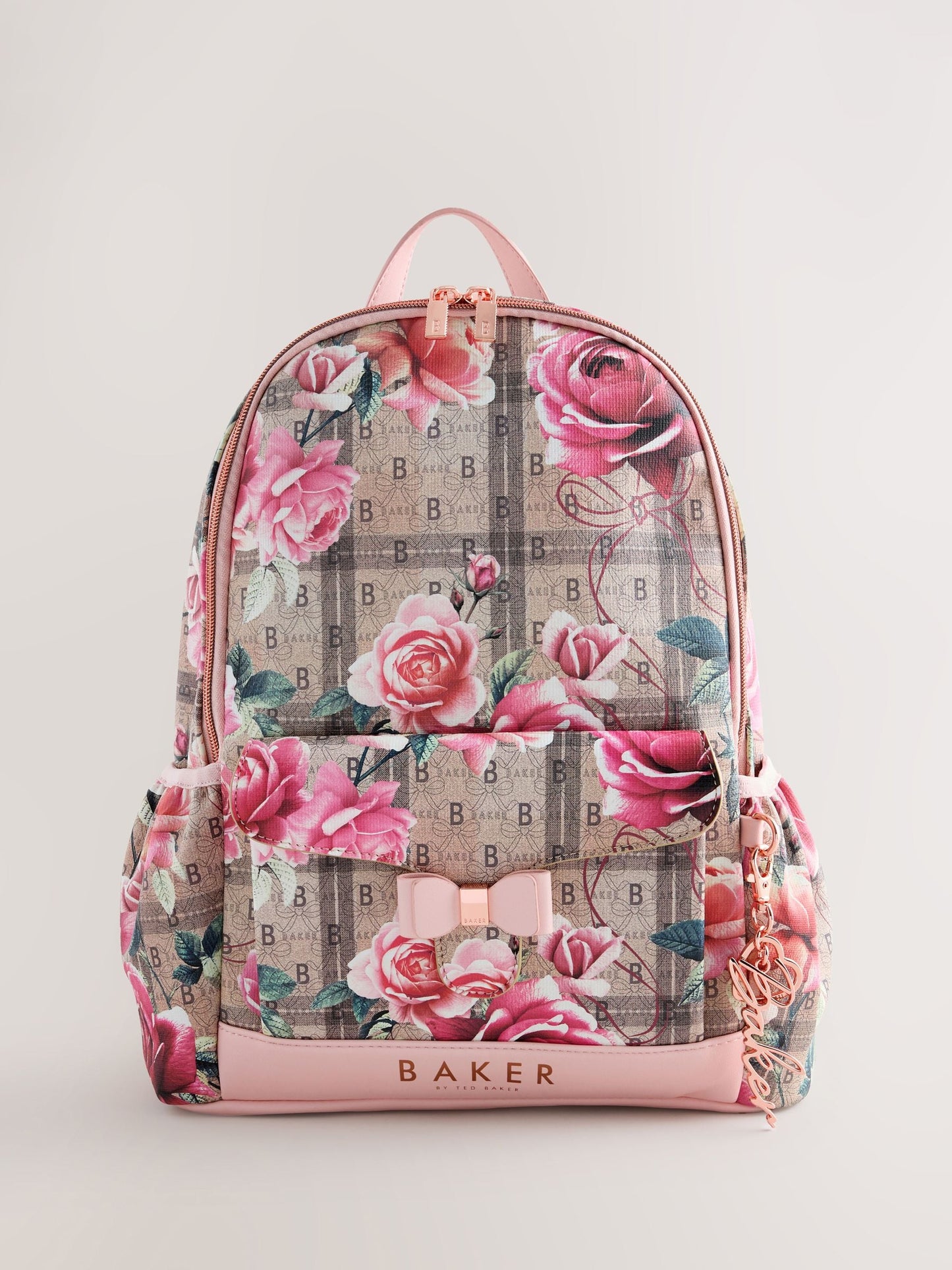 Baker by Ted Baker Back to School Floral Monogram Bow Backpack image 1