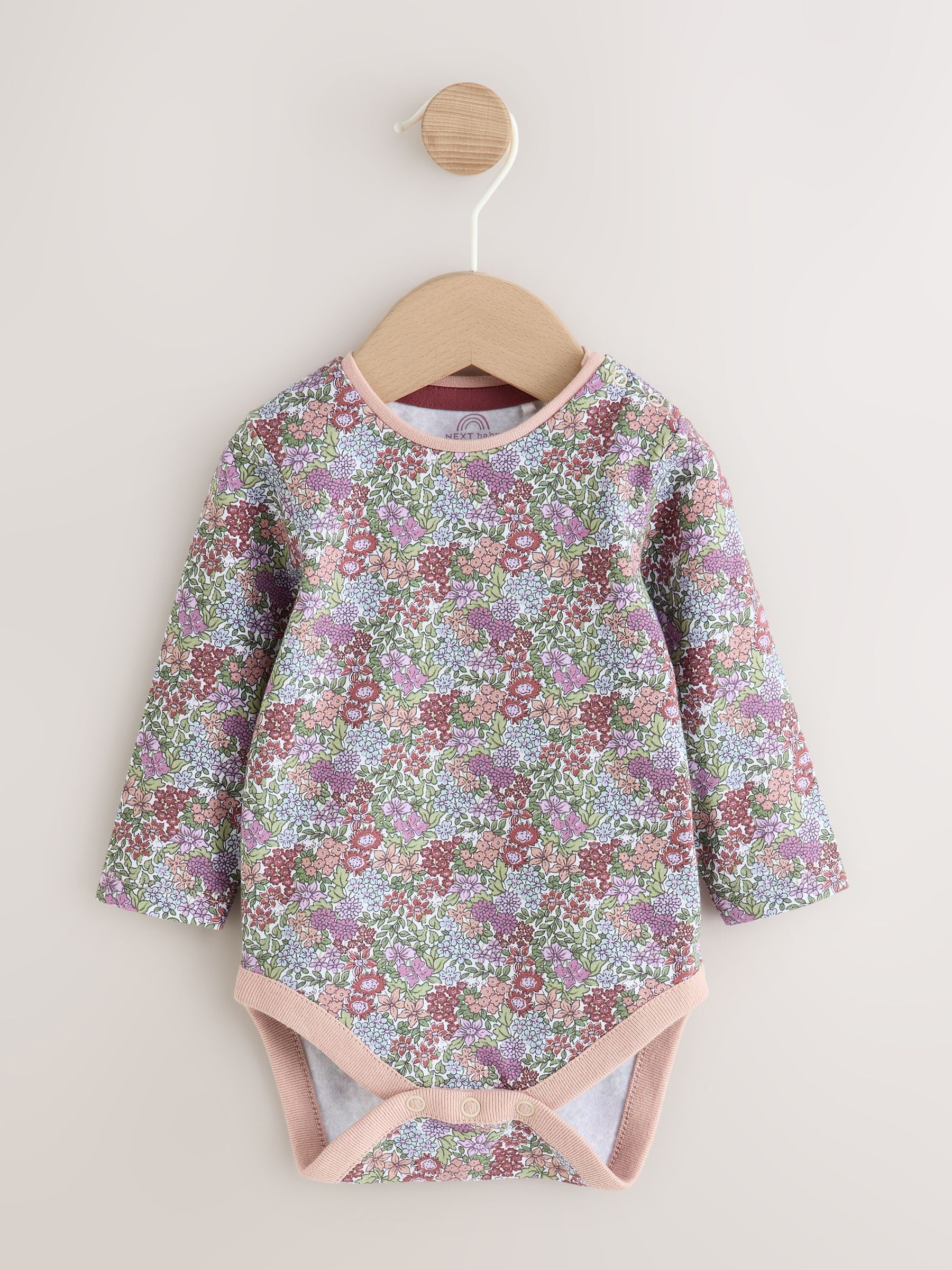 Chocolate Brown Corduroy Baby Long Sleeve Bodysuit And Dungarees 2 Piece Set (0mths-2yrs) image 2