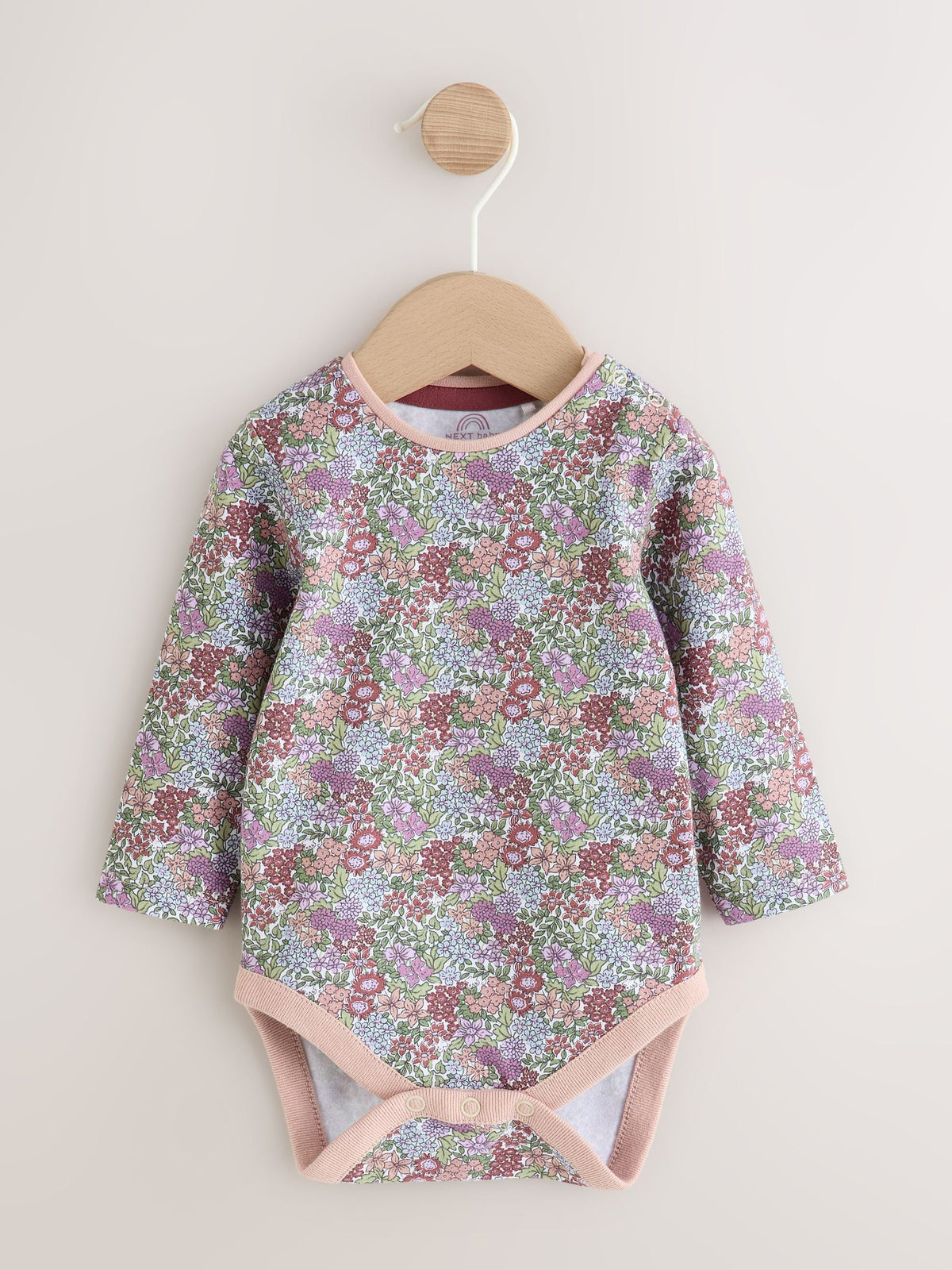 Chocolate Brown Corduroy Baby Long Sleeve Bodysuit And Dungarees 2 Piece Set (0mths-2yrs) image 2