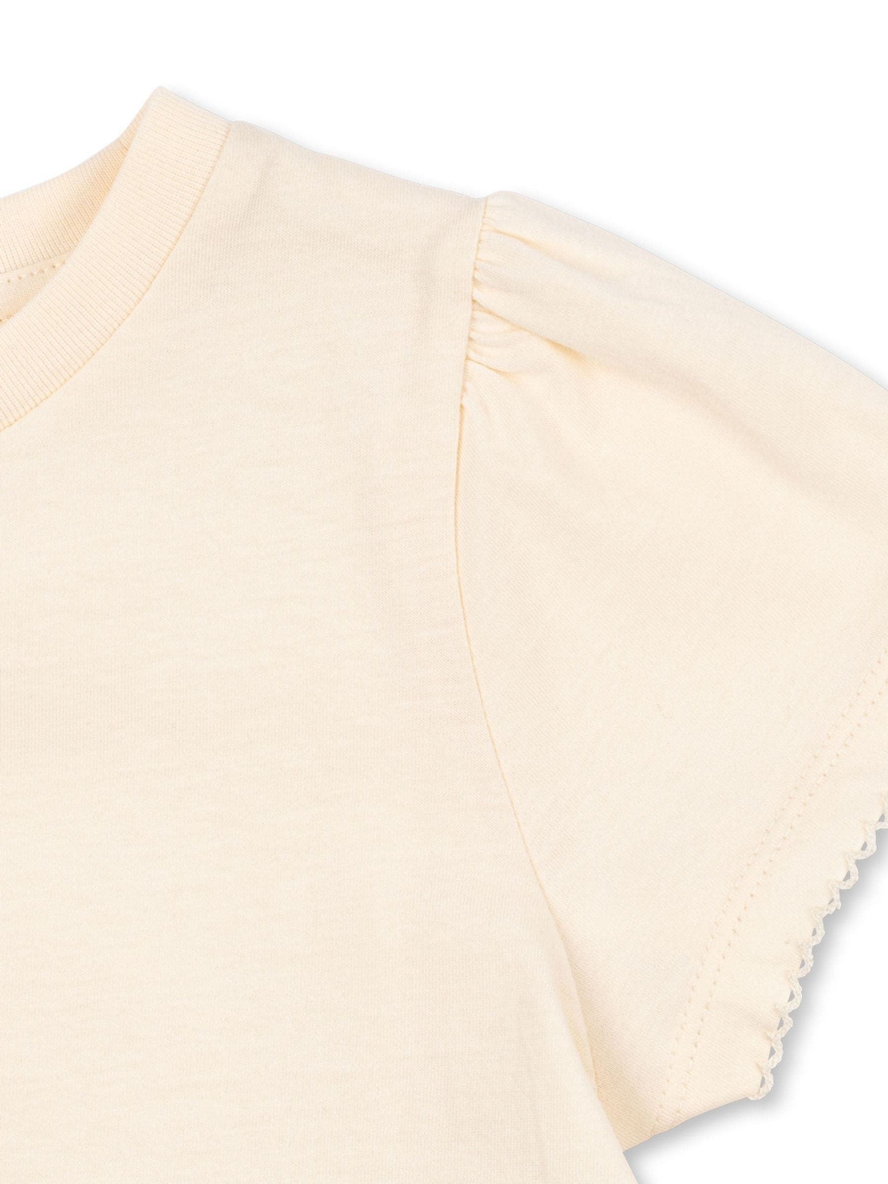 Konges Sløjd Cream Famo Mon Cherry Print Puff Sleeve T-Shirt image 3
