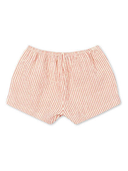 Konges Sløjd Pink Ellie Frill Cherry Embroidered Shorts image 2