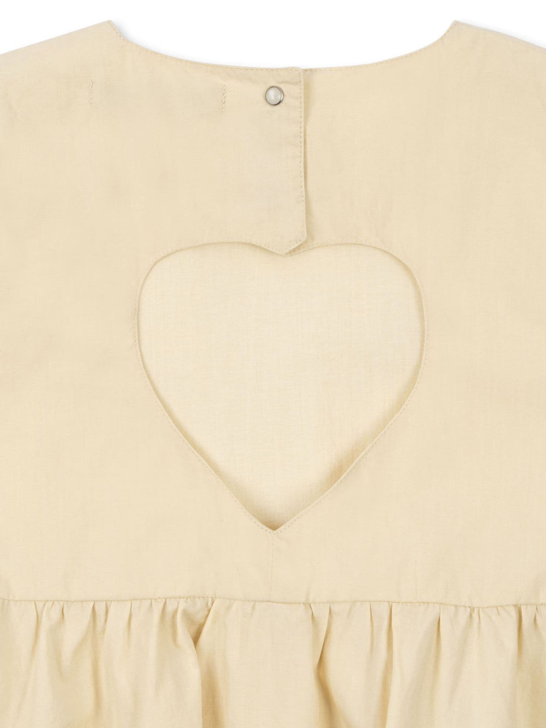 Konges Sløjd Cream Hearly Heart Cut Out Dress image 6