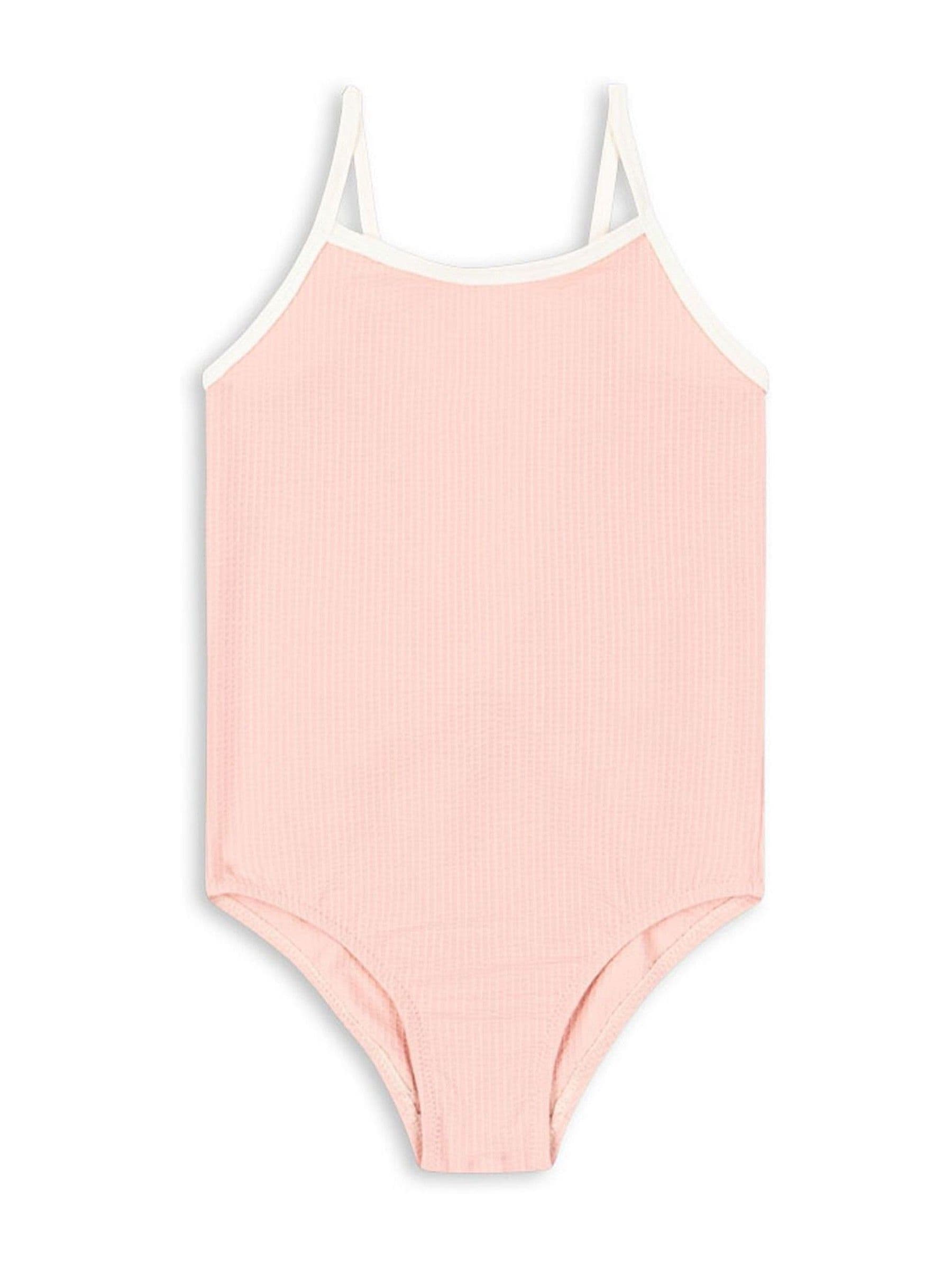 Konges Sløjd Pink Bowie Low Back Swimsuit With Bow Detail image 1