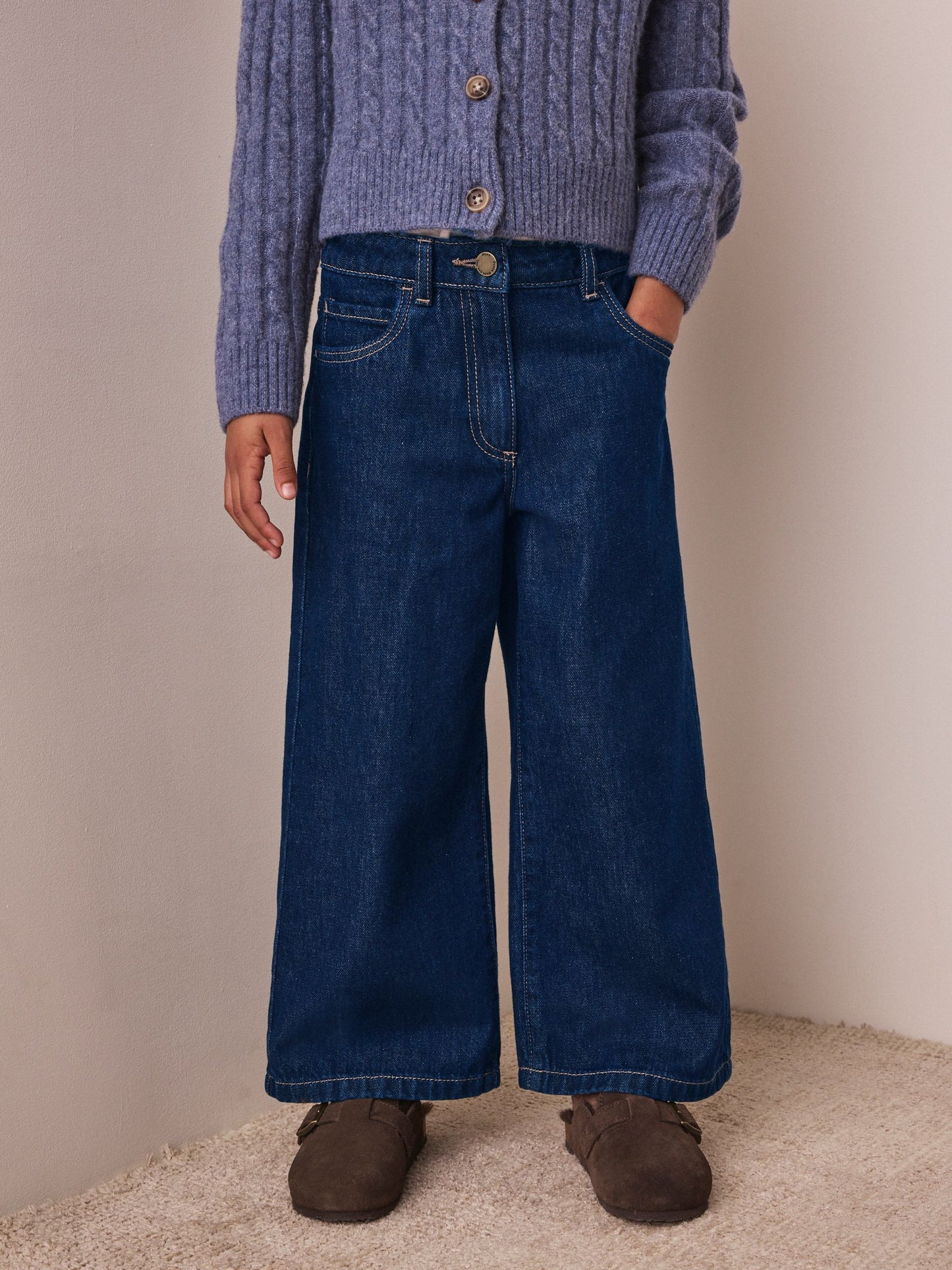 Dsiney Kidz - Rinse Wash Wide Leg Jeans (3-16yrs) image 1