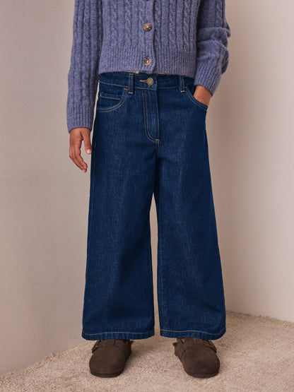 Dsiney Kidz - Rinse Wash Wide Leg Jeans (3-16yrs) image 1