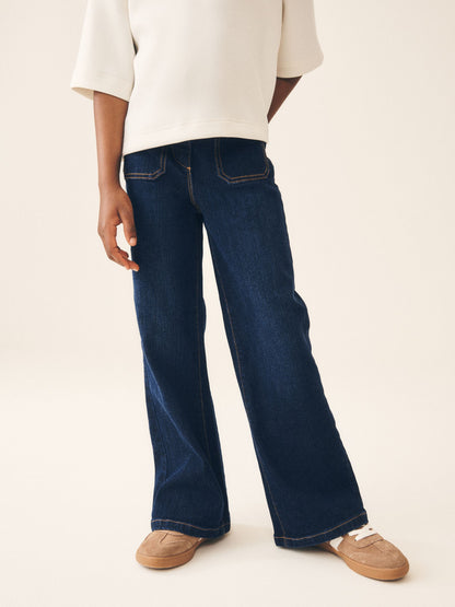 Dsiney Kidz - Blue Rinse Wash Denim Flared Trousers (3-16yrs) image 3