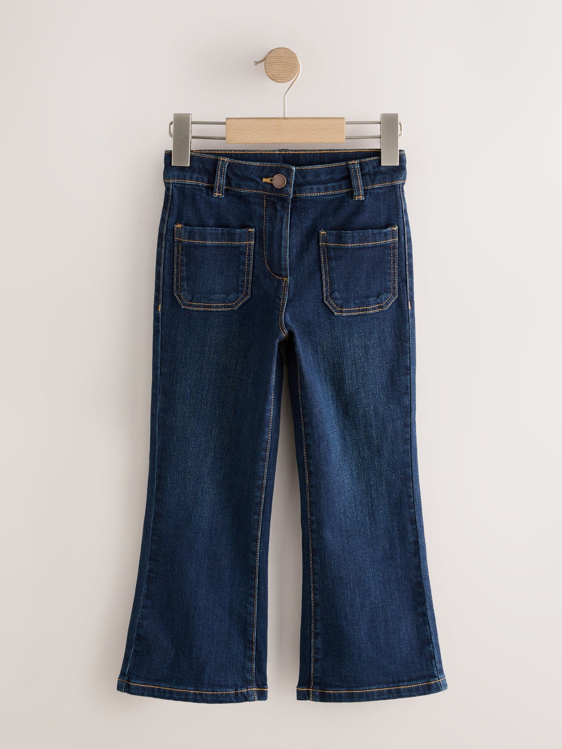 Dsiney Kidz - Blue Rinse Wash Denim Flared Trousers (3-16yrs) image 6