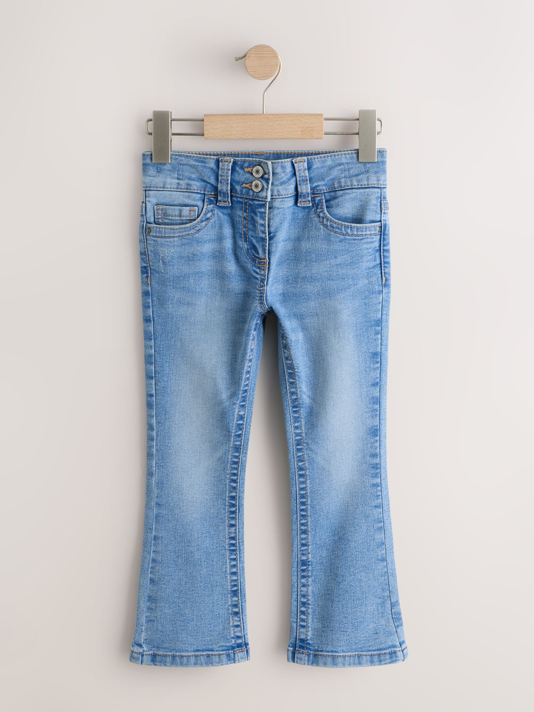 Dsiney Kidz - Mid Blue Denim Low Rise Flared Jeans (3-16yrs) image 1