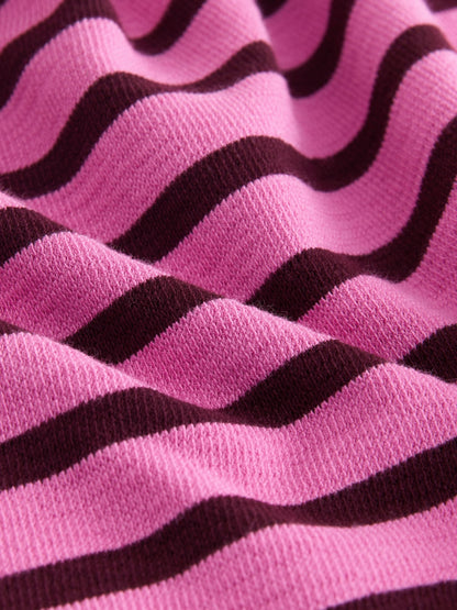 Dsiney Kidz - Pink Stripe Short Sleeve Rugby Top (3-16yrs) image 8