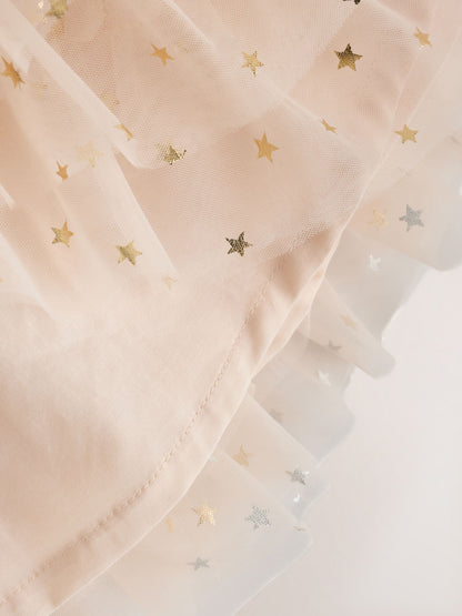 Ecru Star Baby Long Sleeve Tutu Dress (0mths-2yrs) image 6