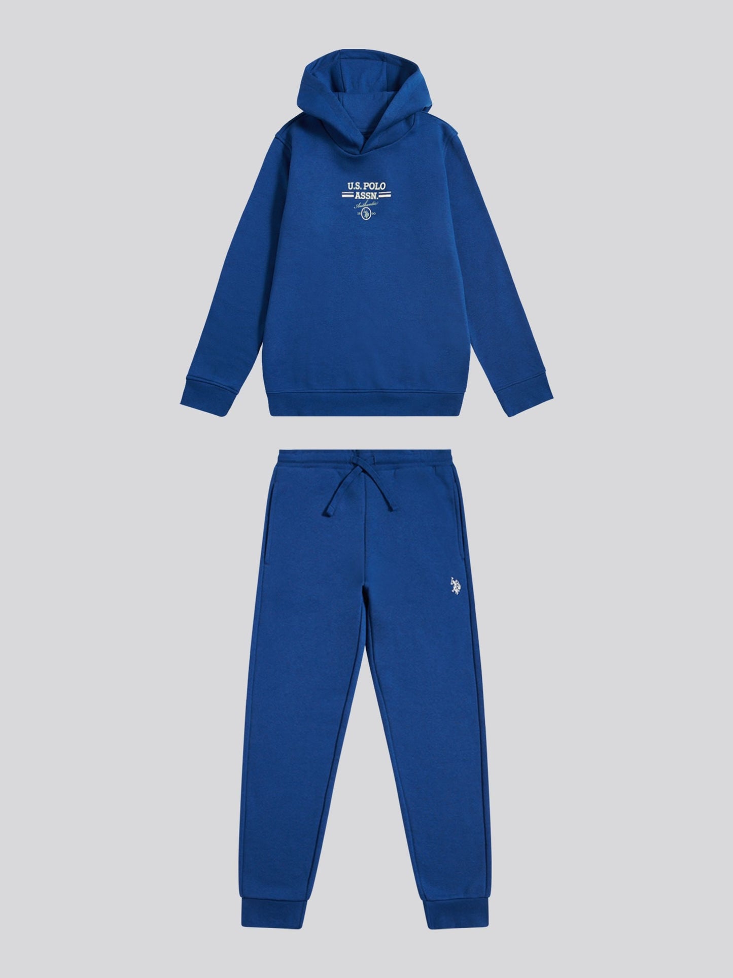 Dsiney Kidz - U.S. Polo Assn Blue Script Graphic Hoodie & Joggers Set image 7