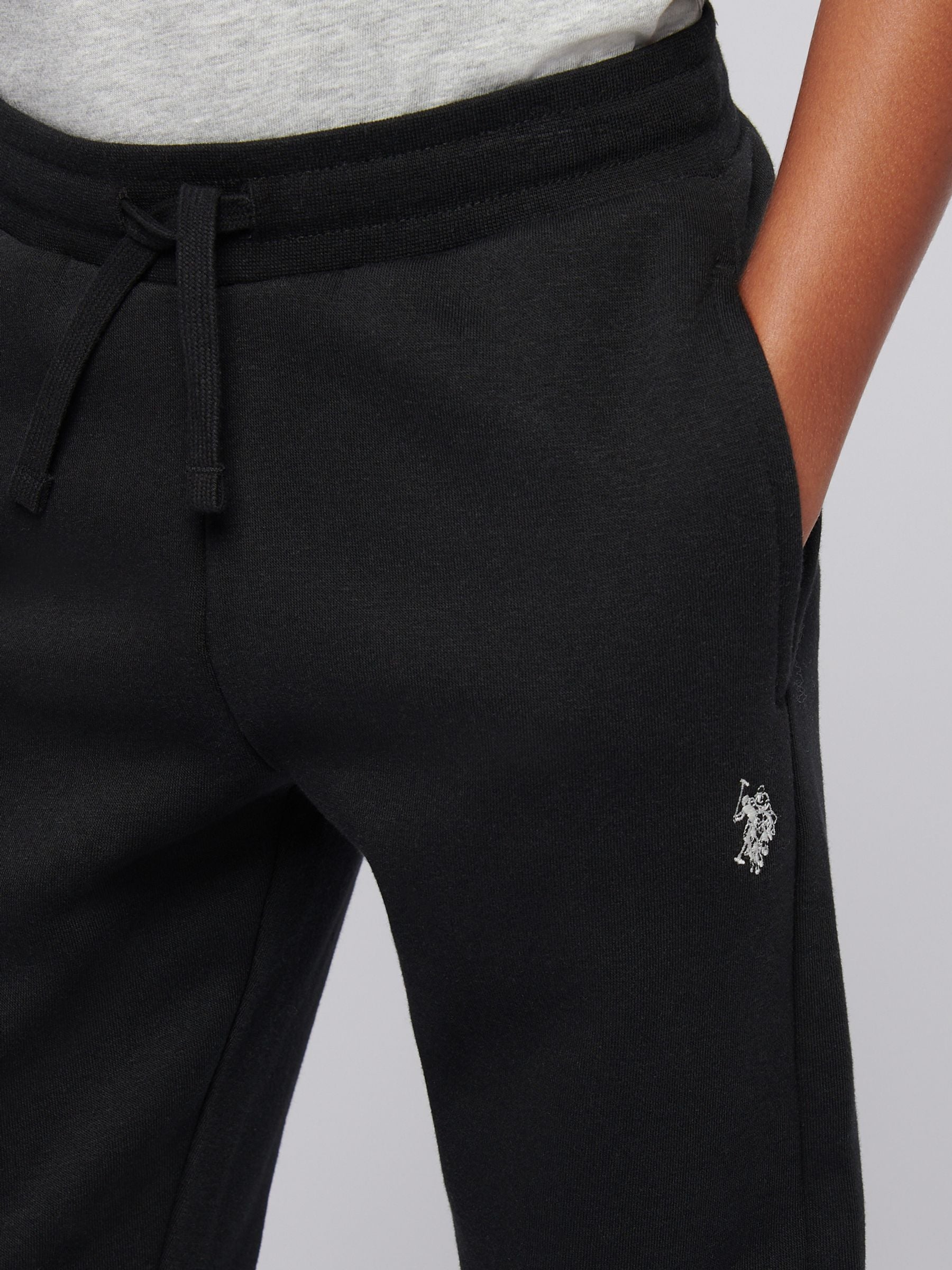 Dsiney Kidz - U.S. Polo Assn Black Circle Graphic Hoodie & Joggers Set image 5
