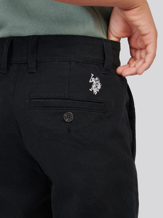 U.S. Polo Assn Black Classic Trousers image 2