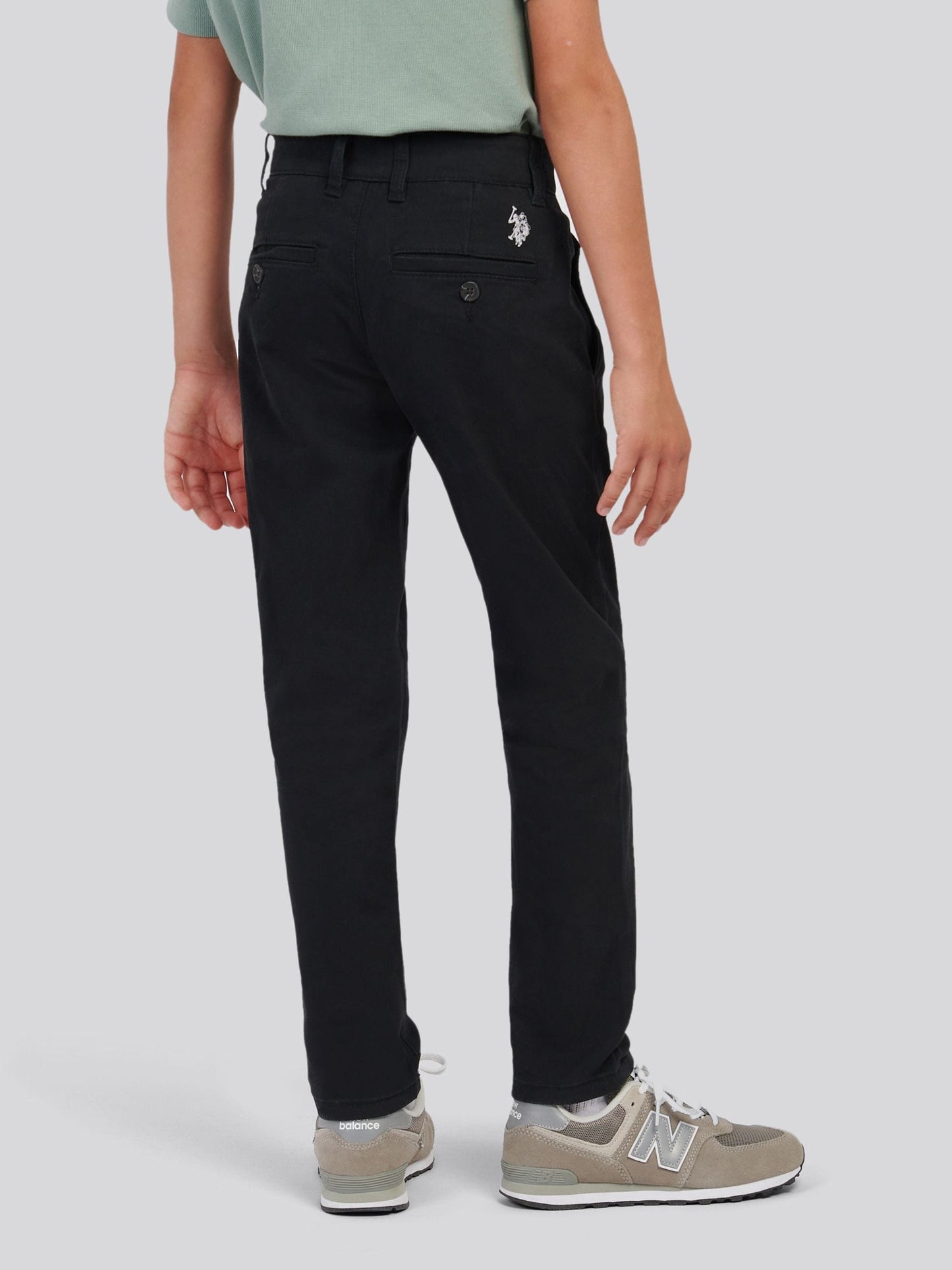 U.S. Polo Assn Black Classic Trousers image 4