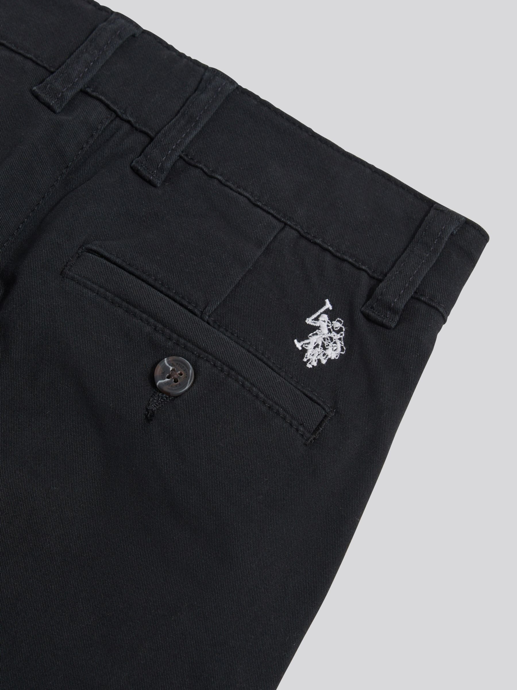 U.S. Polo Assn Black Classic Trousers image 9