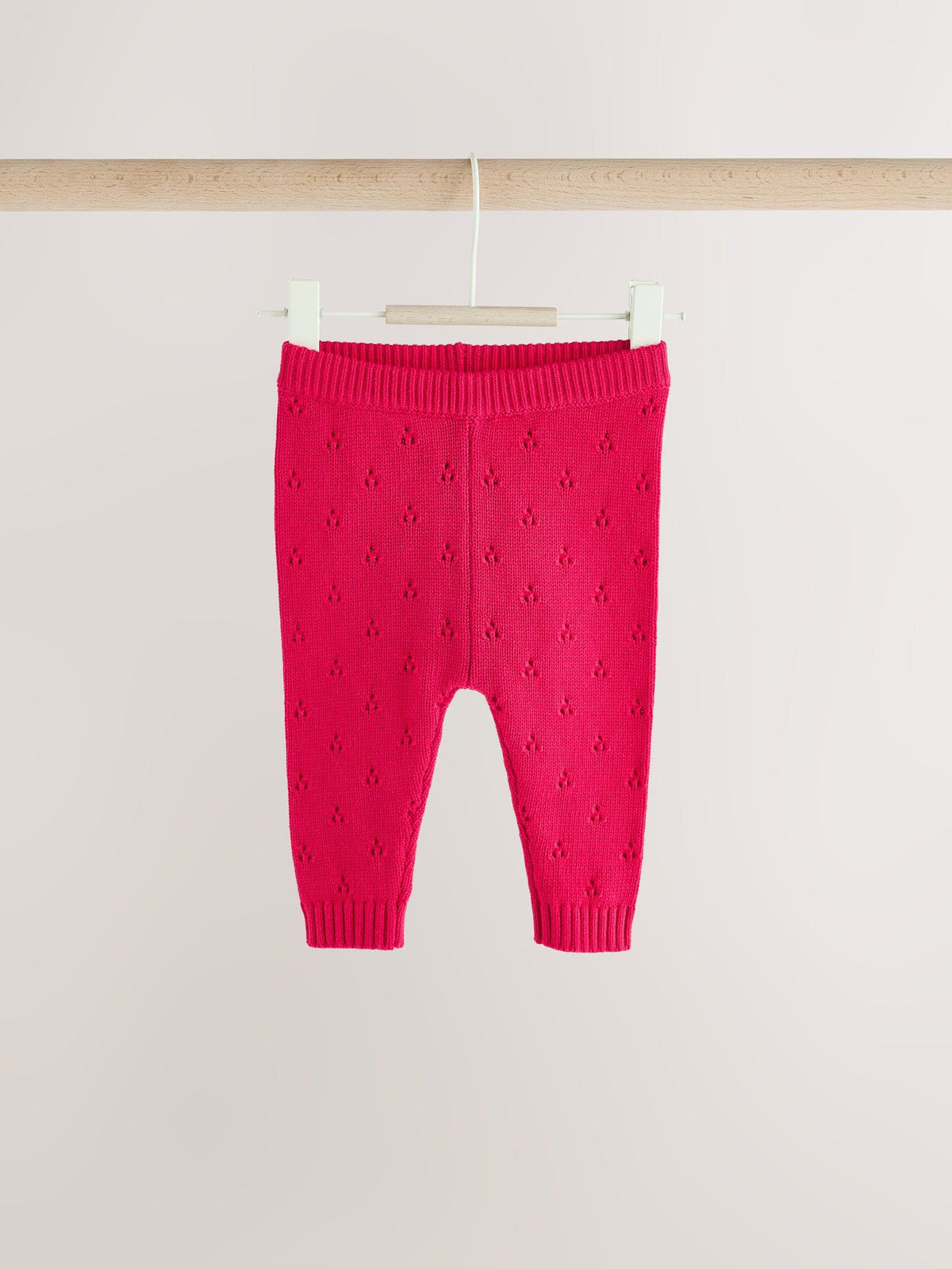 Red Stripe Knitted Bow Cardigan and Leggings Baby 2 Piece Set (0mths-2yrs) - image 10