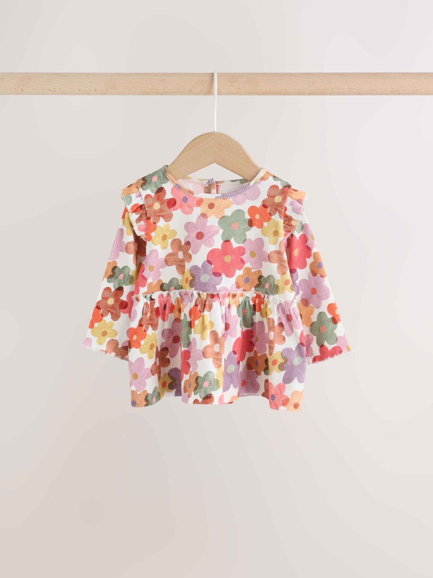 Dsiney Kidz - White Floral Peplum Top and Leggings Baby Set (0mths-2yrs) image 7