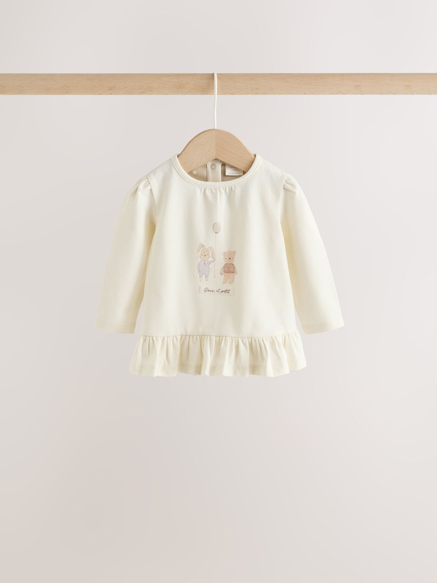Ecru Bunny Baby Top And Legging 2 Piece Set (0mths-2yrs) image 3