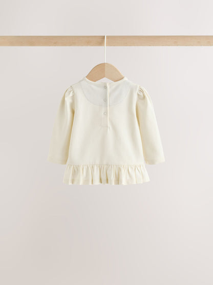 Ecru Bunny Baby Top And Legging 2 Piece Set (0mths-2yrs) image 4