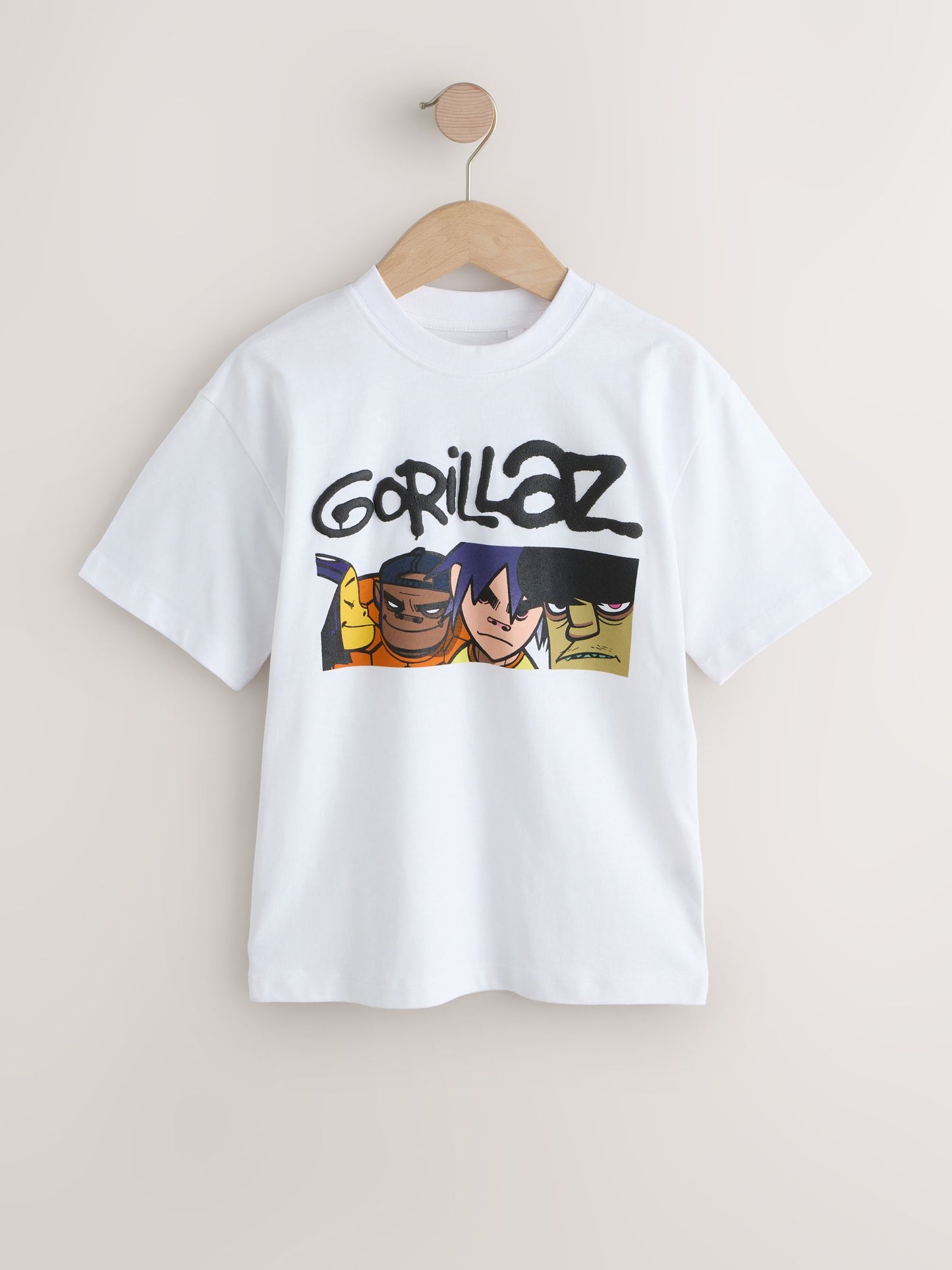 Dsiney Kidz - White Gorillaz Band T-Shirt (3-16yrs) image 1