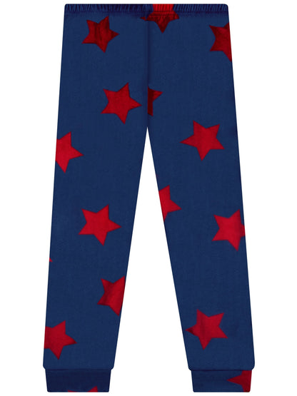 Harry Bear Blue Stars Long Sleeve Fleece Pyjamas - image 10