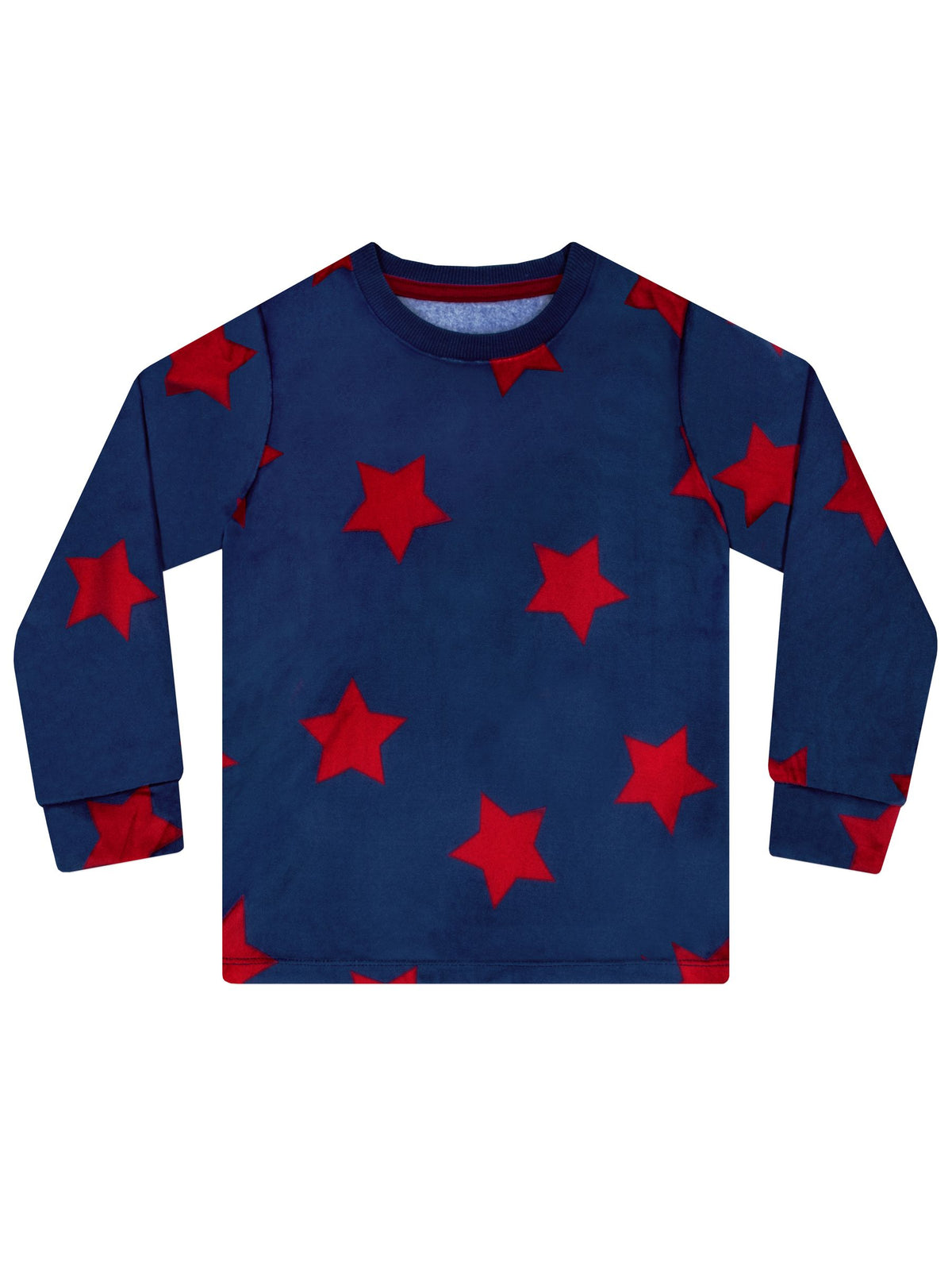 Harry Bear Blue Stars Long Sleeve Fleece Pyjamas - image 7