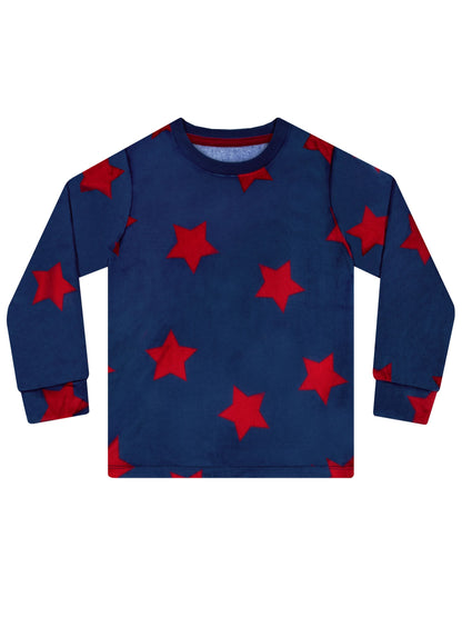 Harry Bear Blue Stars Long Sleeve Fleece Pyjamas - image 7