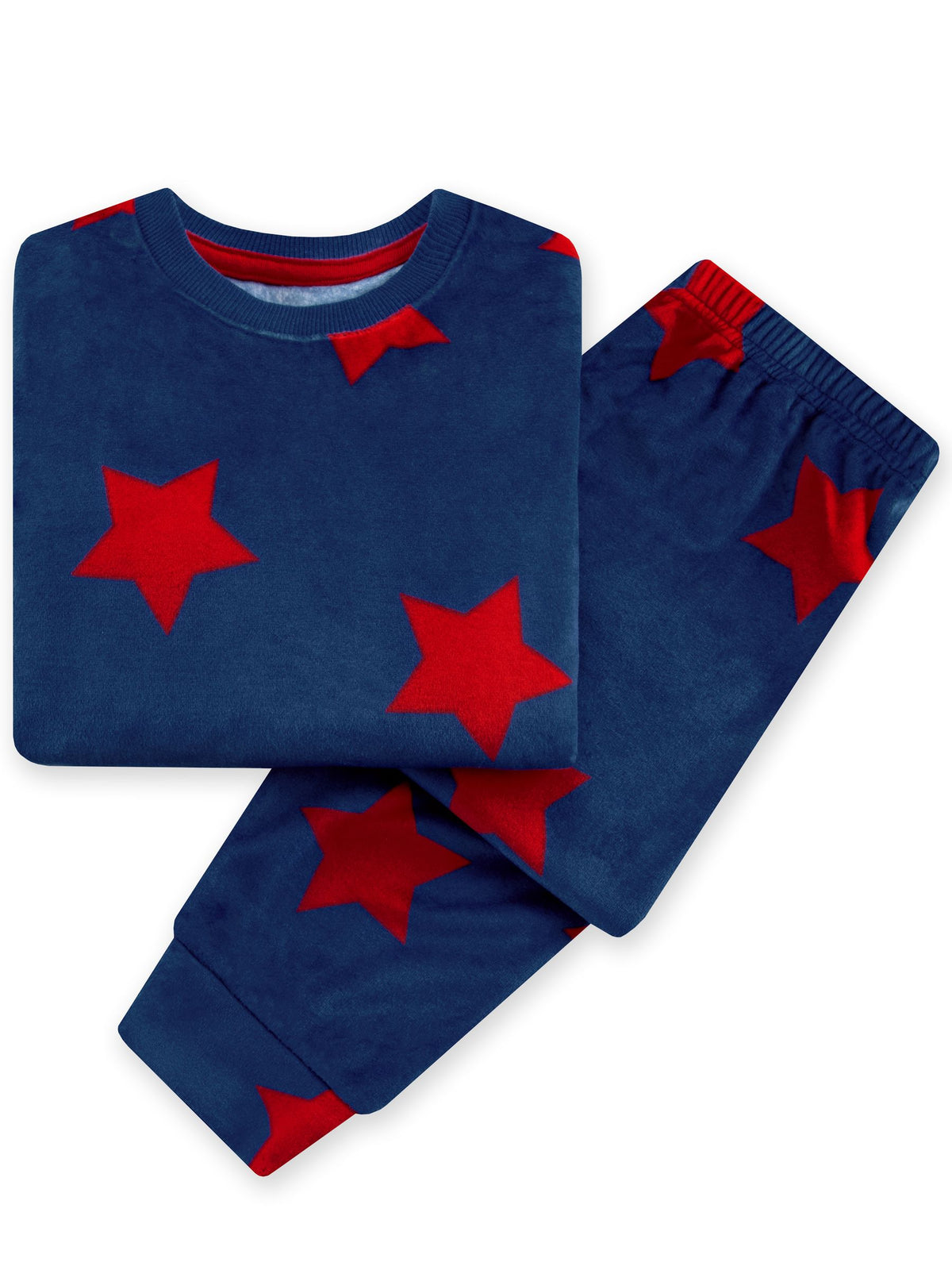 Harry Bear Blue Stars Long Sleeve Fleece Pyjamas - image 9
