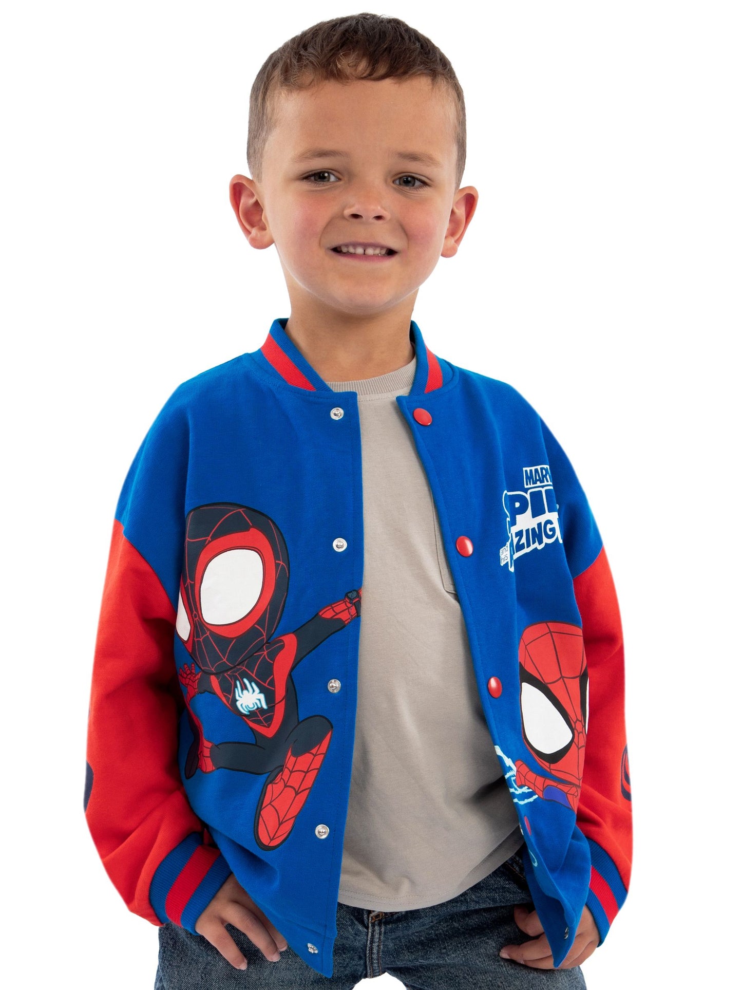 Dsiney Kidz - Character Blue Spidey And His Amazing Friends Bomber Jacket image 5