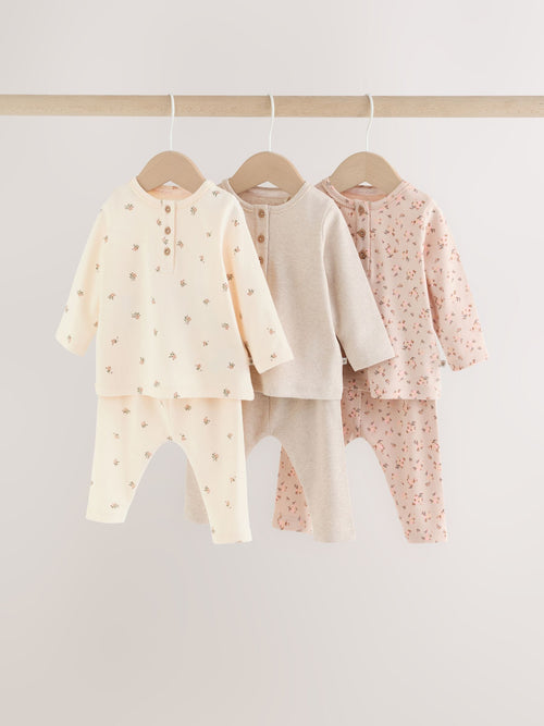 Dsiney Kidz - Ditsy Floral Long Sleeve T-Shirt And Leggings Baby 6 Piece Set (0mths-2yrs) image 1