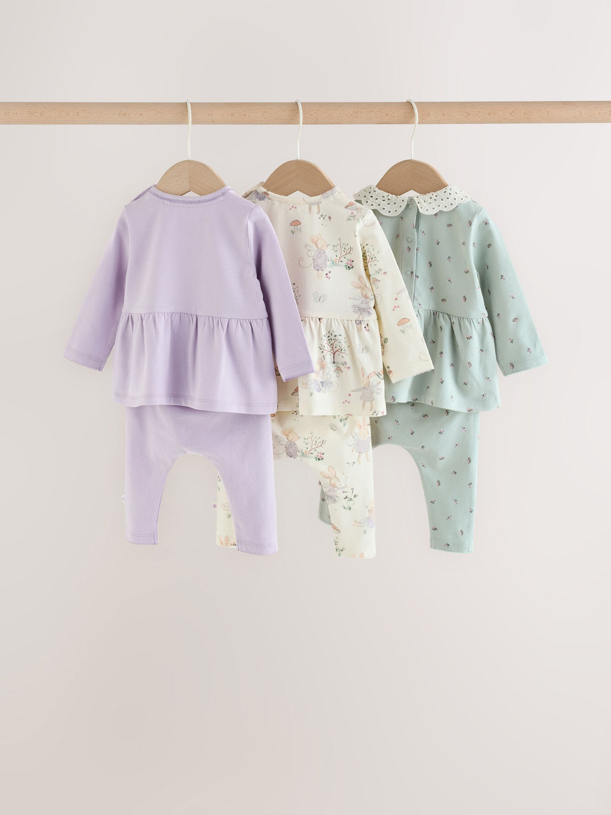 Purple Fairy Mouse Long Sleeve T-Shirt And Leggings Baby 6 Piece Set (0mths-2yrs) - image 10