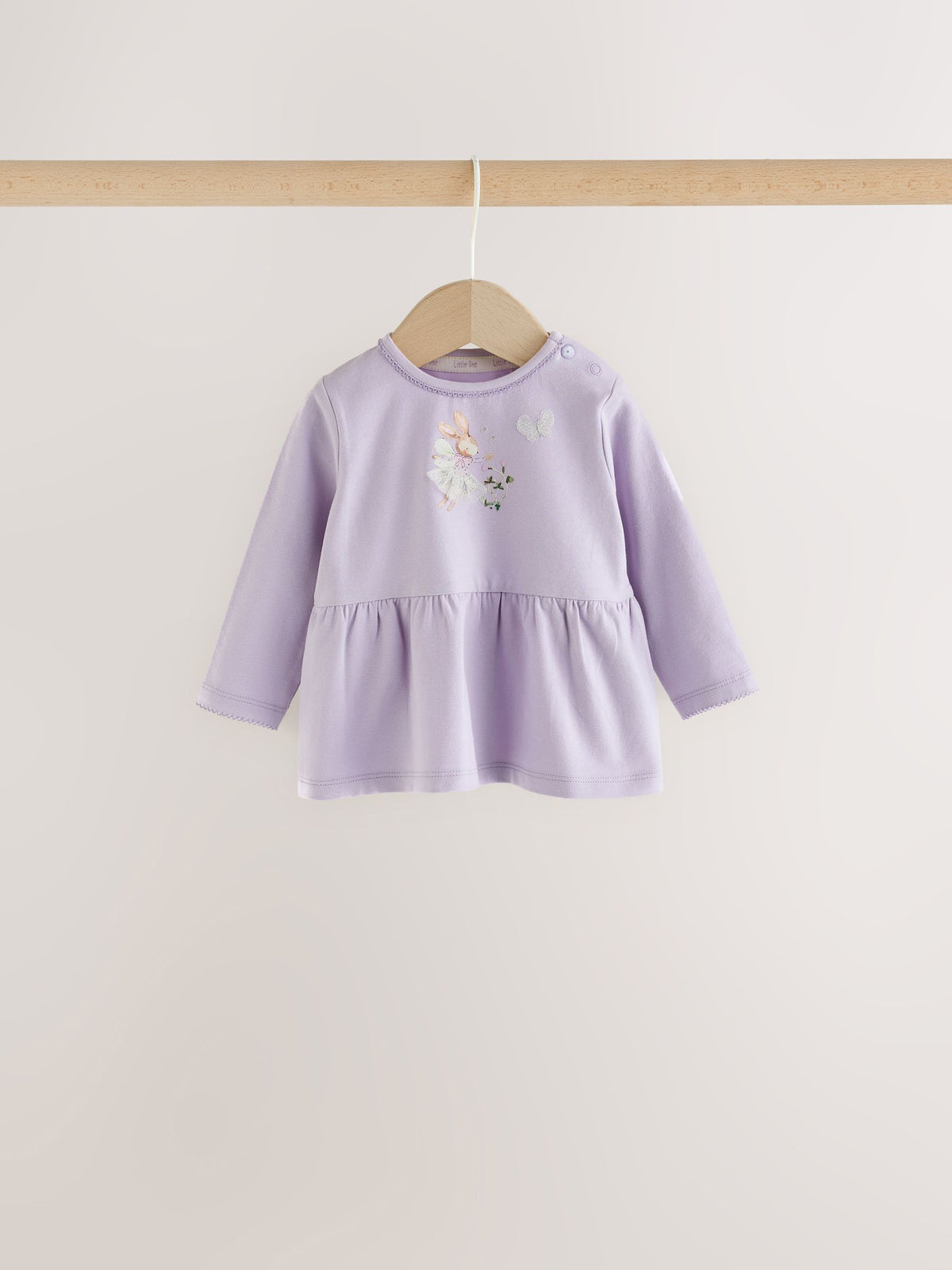 Purple Fairy Mouse Long Sleeve T-Shirt And Leggings Baby 6 Piece Set (0mths-2yrs) - image 8