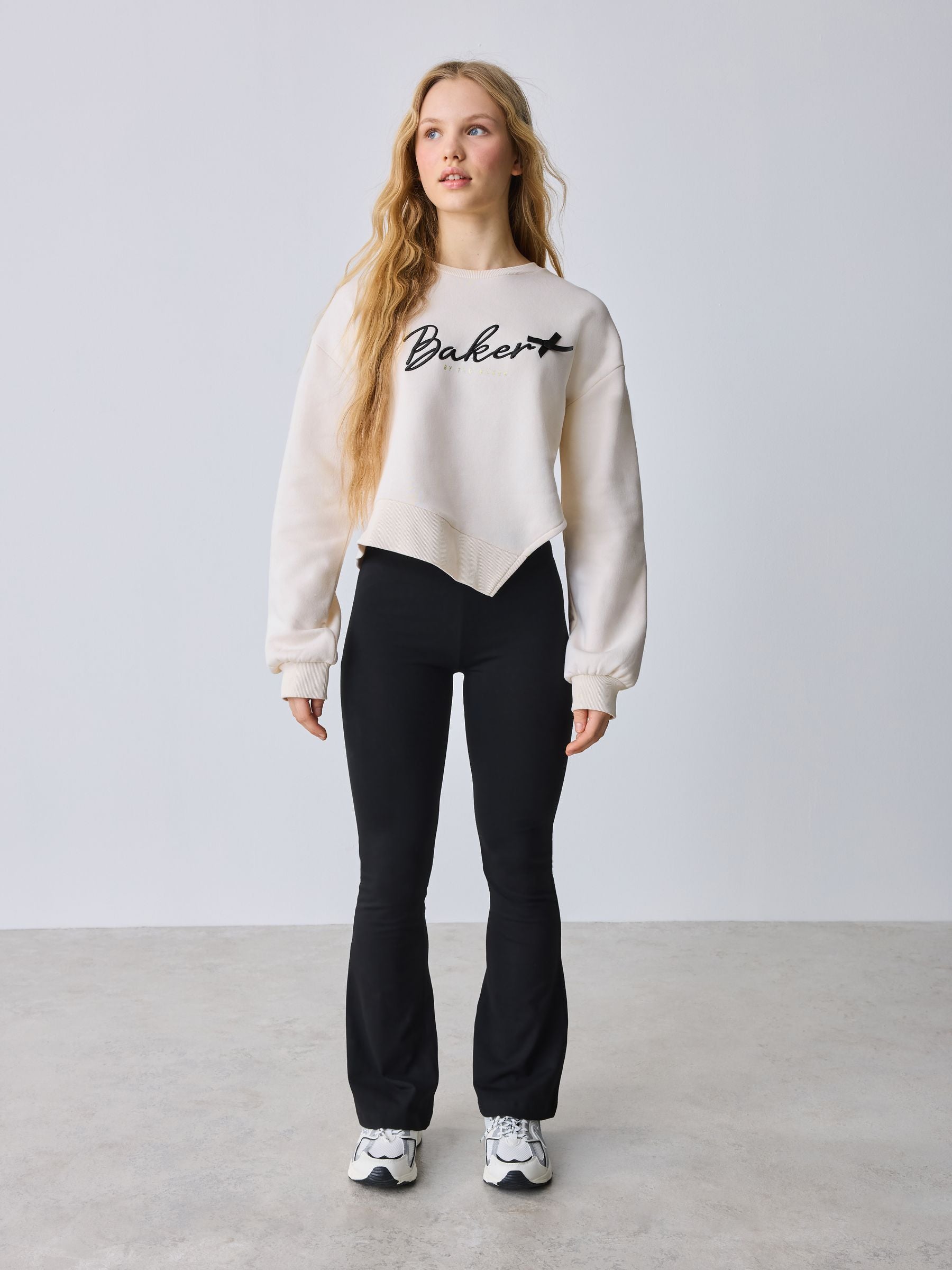 Baker by Ted Baker 2 Piece Asymmetric Sweatshirt and Flares Set image 1