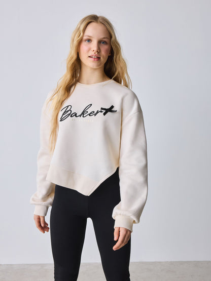 Baker by Ted Baker 2 Piece Asymmetric Sweatshirt and Flares Set image 3