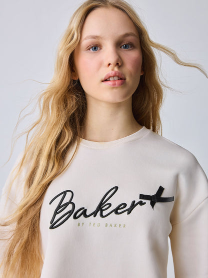 Baker by Ted Baker 2 Piece Asymmetric Sweatshirt and Flares Set image 4