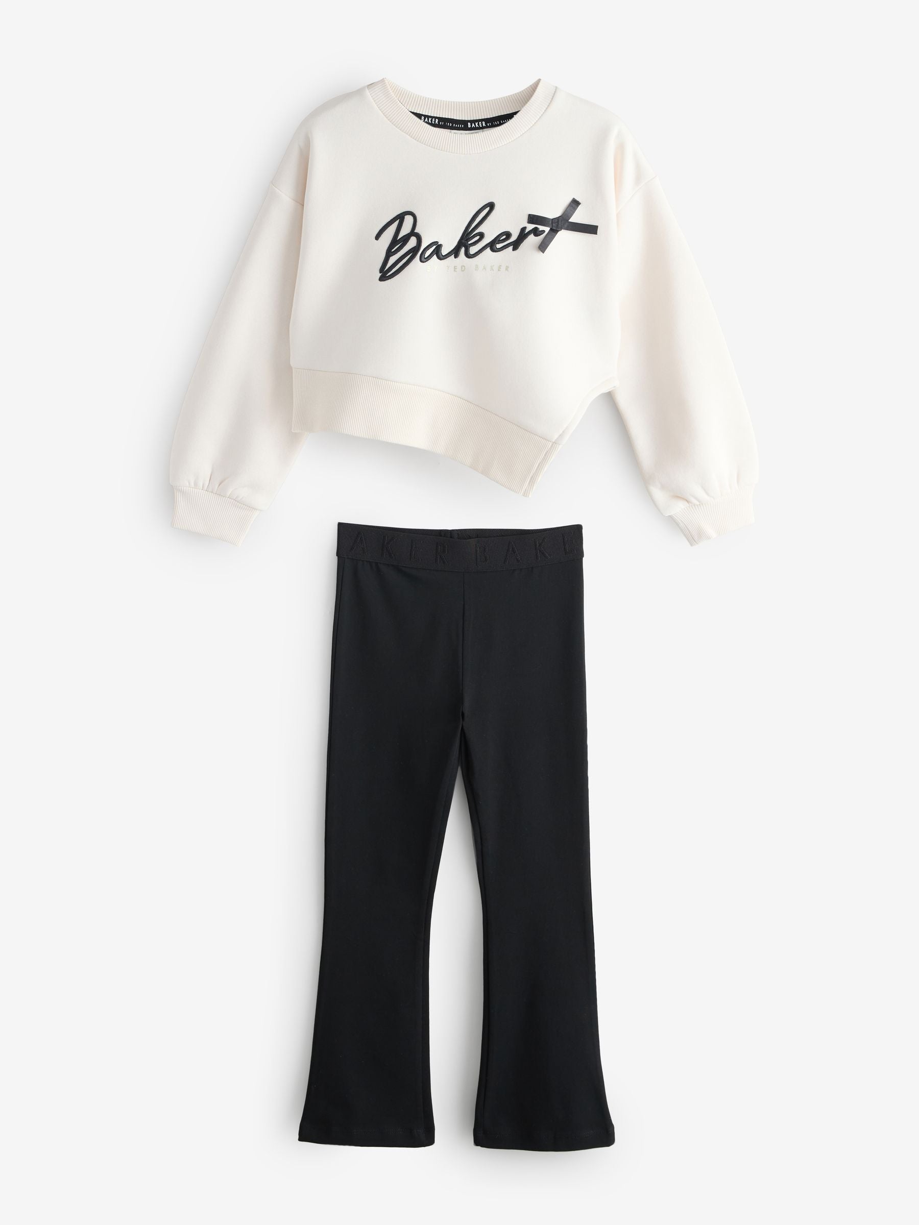 Baker by Ted Baker 2 Piece Asymmetric Sweatshirt and Flares Set image 5