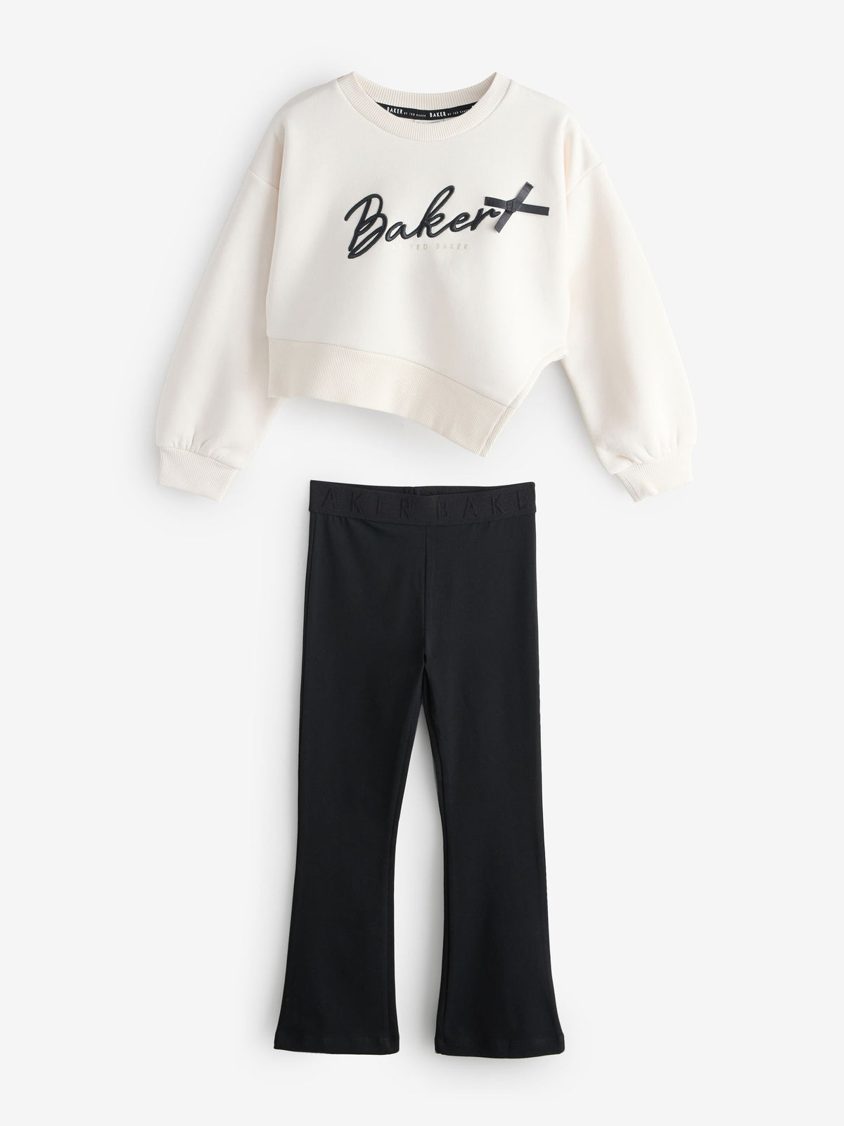Baker by Ted Baker 2 Piece Asymmetric Sweatshirt and Flares Set image 5