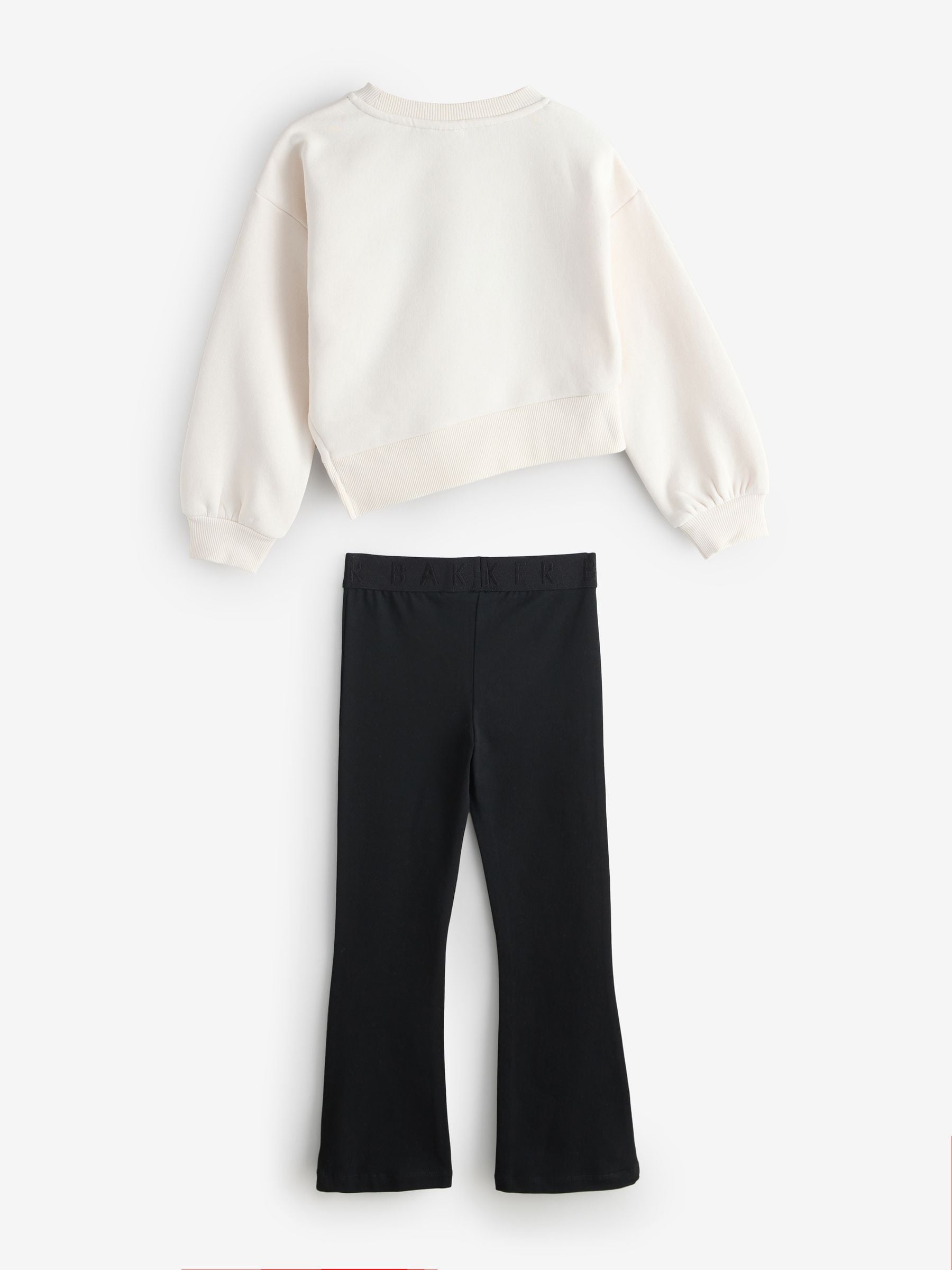 Baker by Ted Baker 2 Piece Asymmetric Sweatshirt and Flares Set image 6