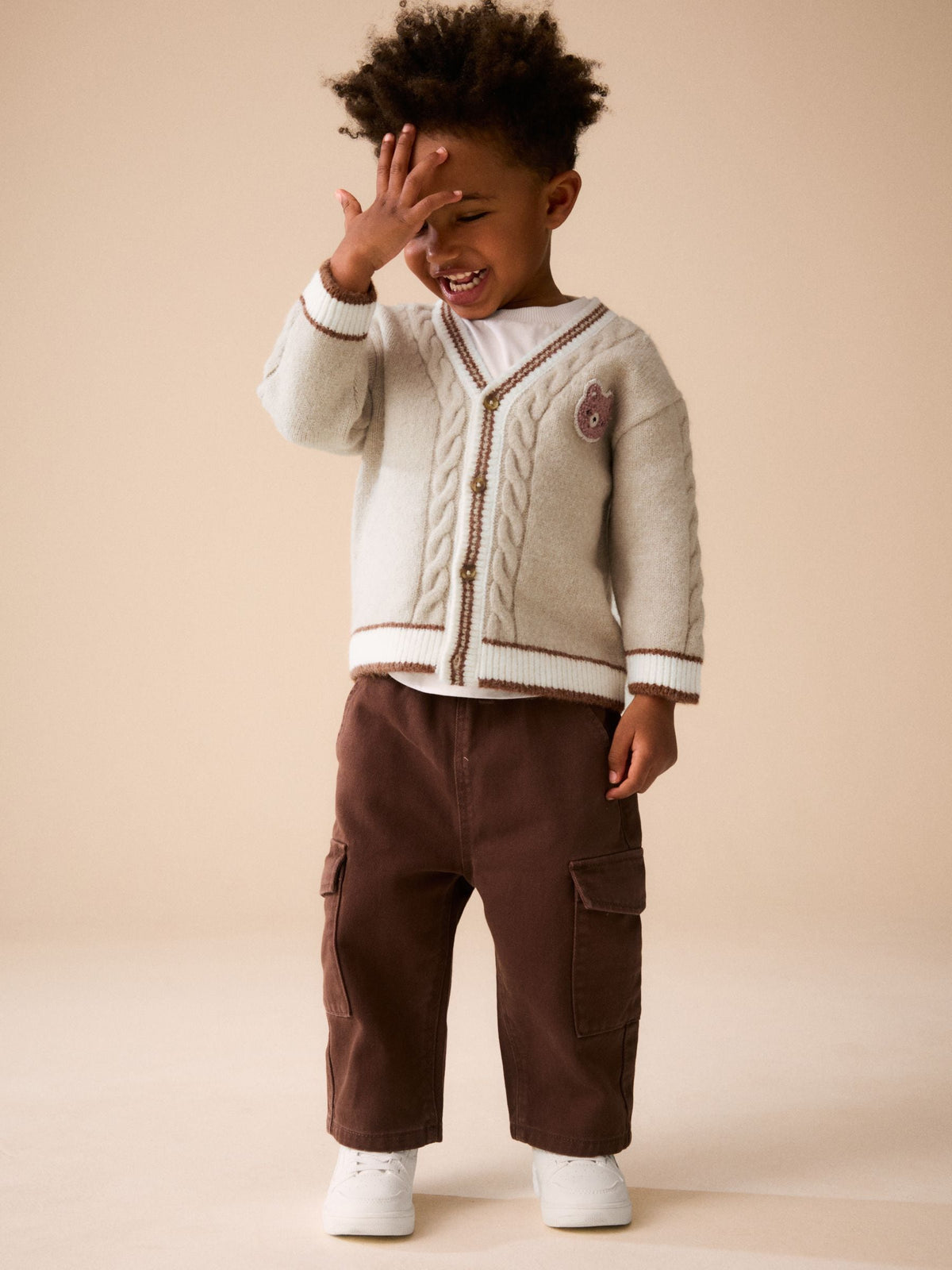 Neutral Bear Character Cardigan (3mths-7yrs) - image 3