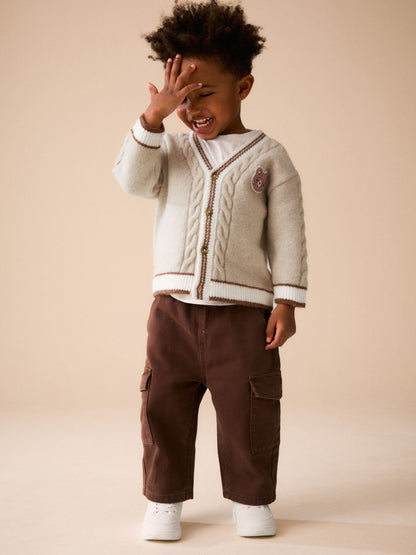 Neutral Bear Character Cardigan (3mths-7yrs) - image 3