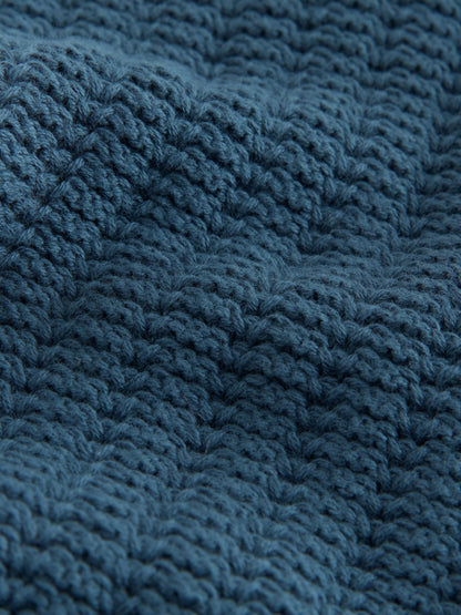 Dsiney Kidz - Teal Blue Button Through Knitted Polo Shirt (3mths-7yrs) image 4