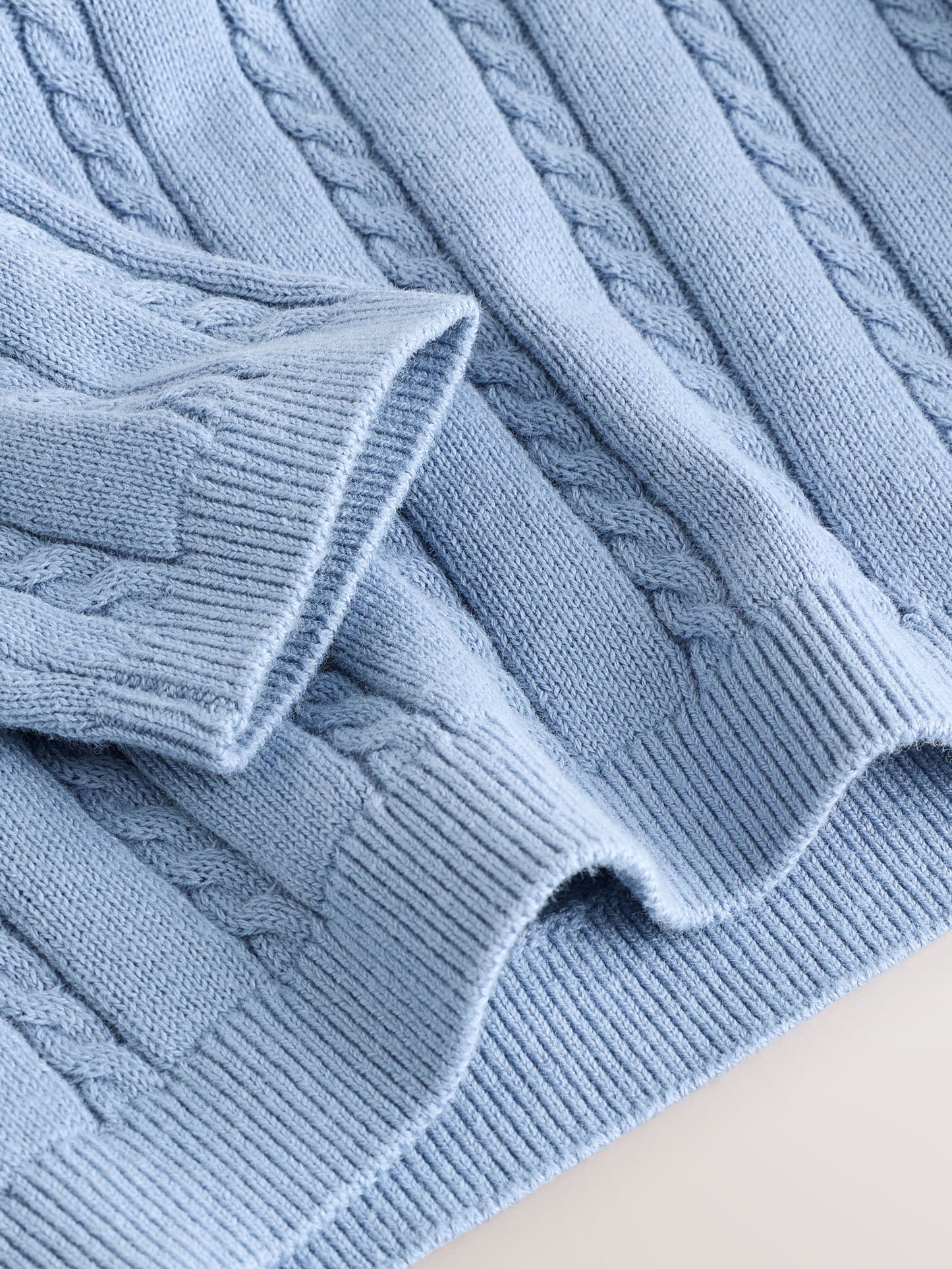 Dsiney Kidz - Blue Cable Knit Polo Shirt (3mths-7yrs) image 8