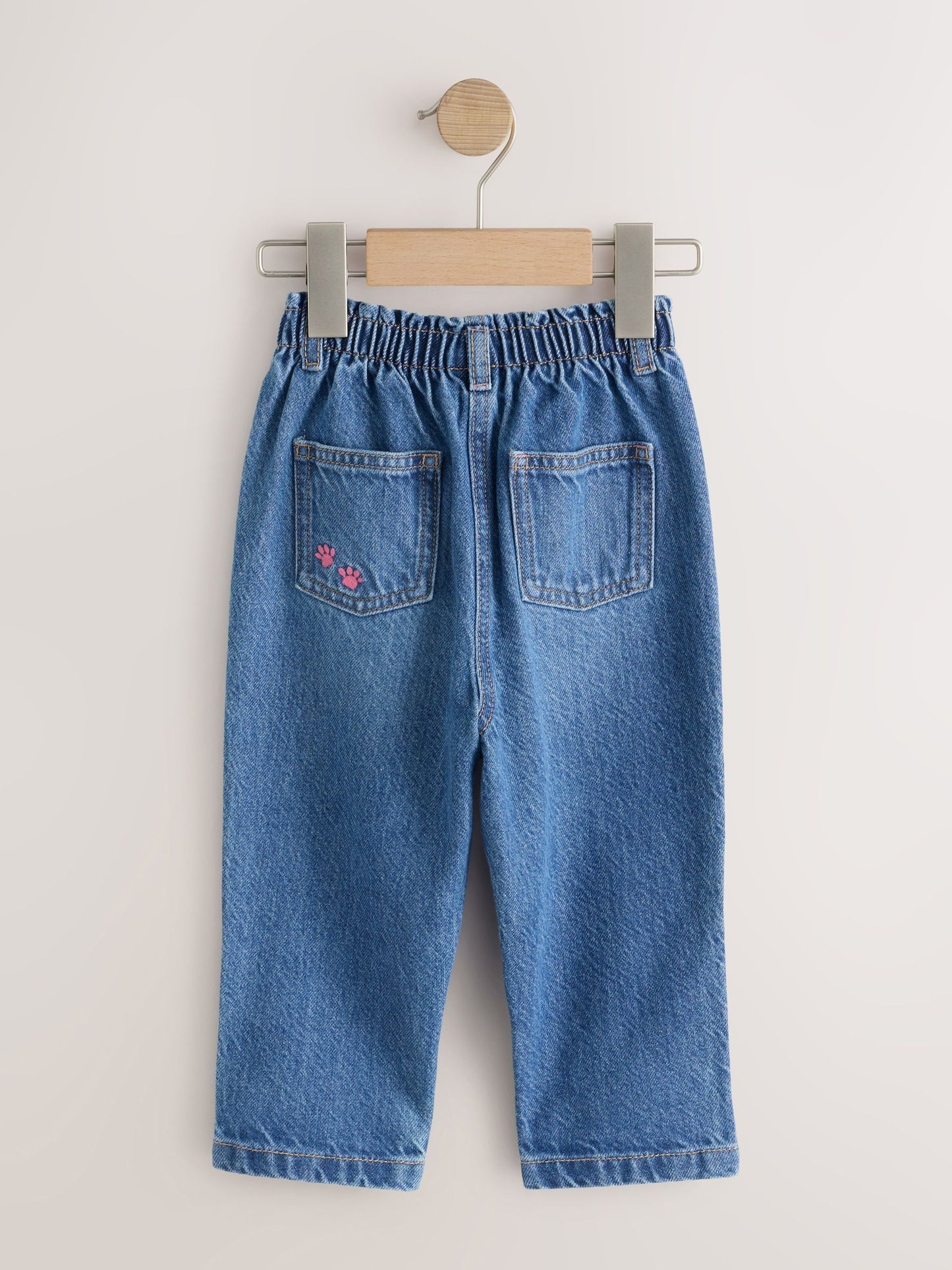 Dsiney Kidz - Dog Embroidered Mom Jeans (3mths-7yrs) image 5