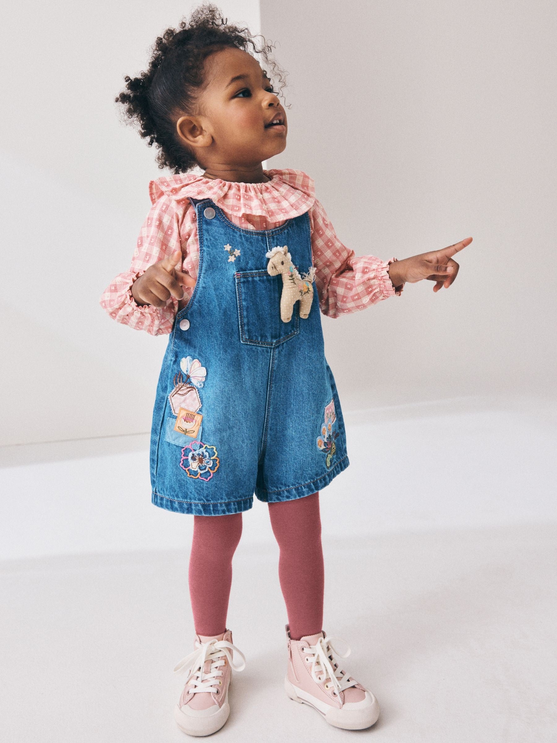 Dsiney Kidz - Denim Horse Dungarees Set (3mths-7yrs) image 2